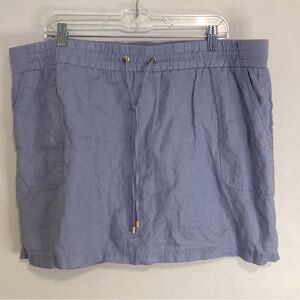 Company by Ellen Tracy 100% Linen Skirt